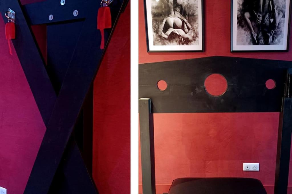 Appartement Balneo Et Sauna Prives The Red Room 모기오 외부 사진